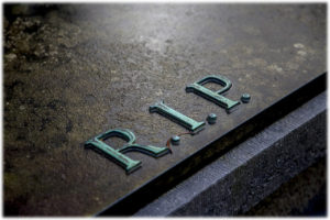 Headstone image with RIP